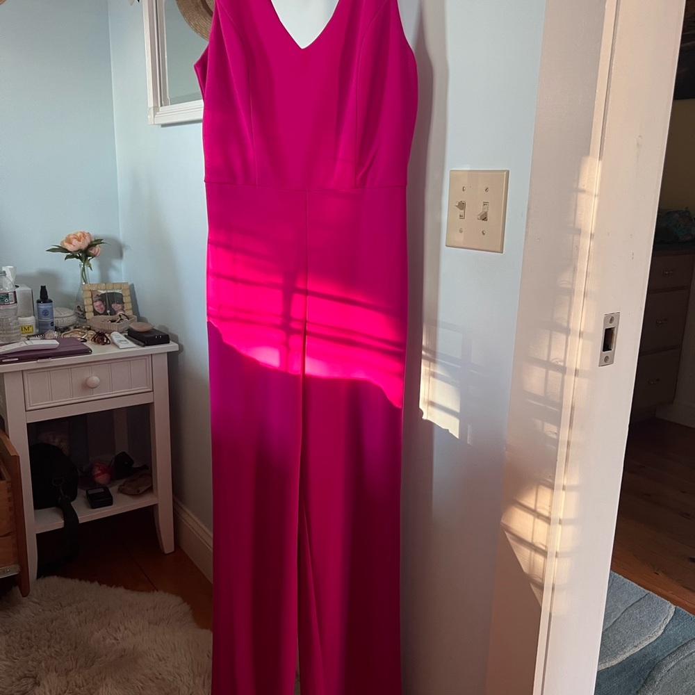 Pink Sleeveless jumpsuit